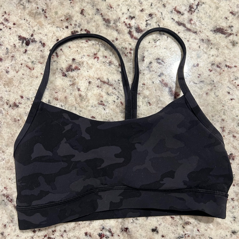 Lululemon Athletica Black Size 4 Flow Y Bra